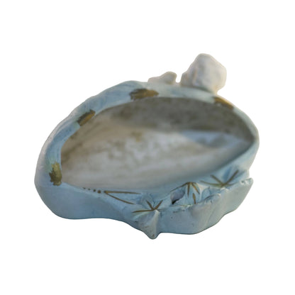 HOLY WATER FONT Depicting PRAYING GIRL Hand-Glazed