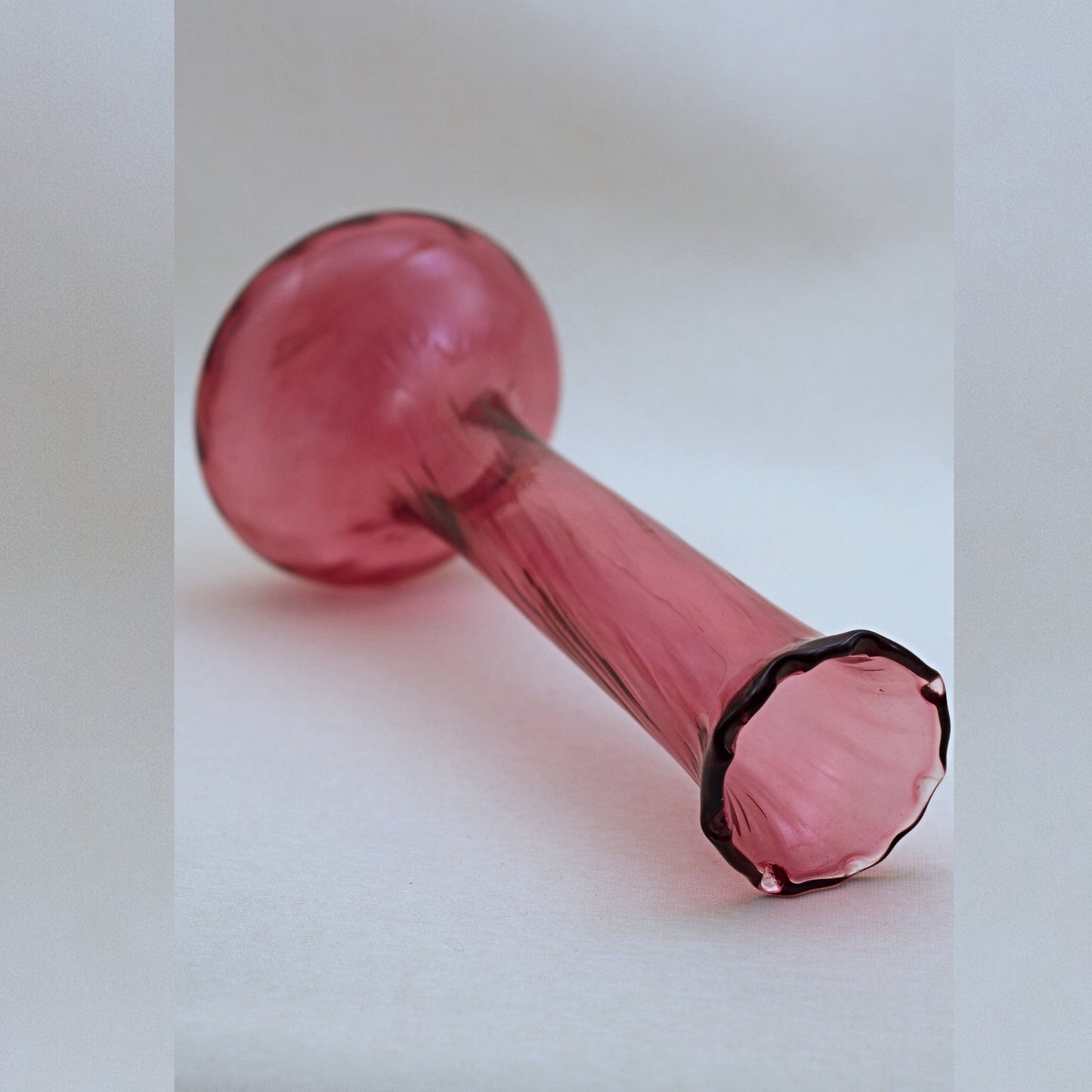 PILGRIM CRANBERRY GLASS Bud Vase