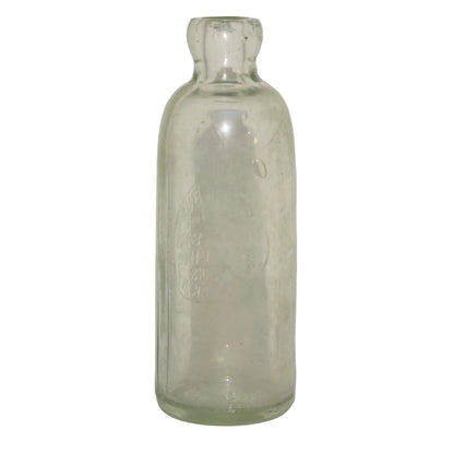 ISAIAH BUNN RIVERSIDE BOTTLING WORKS Warwick, NY Rare Hutchinson Bottle with Spelling Error Circa 1888 - 1893