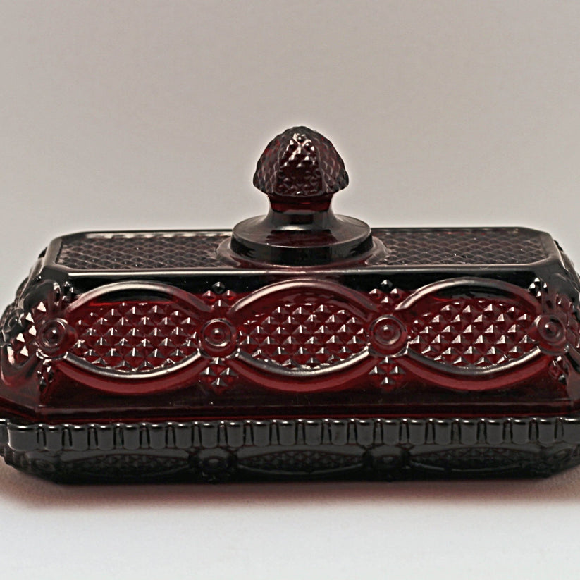 Cape Cod Collection CAPE COD 1876 COLLECTION Sandwich Glass Covered Butter Dish by Avon ...