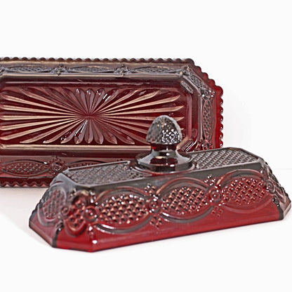 CAPE COD 1876 COLLECTION By Avon Covered Butter Dish Sandwich Glass