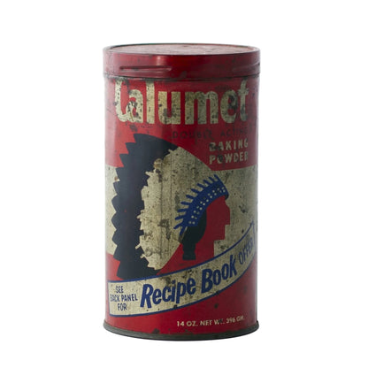 Calumet Baking Powder Tin 1960s Front