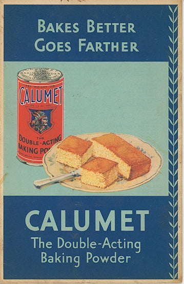 THE CALUMET BAKING BOOK Vintage Recipe Booklet Circa 1931