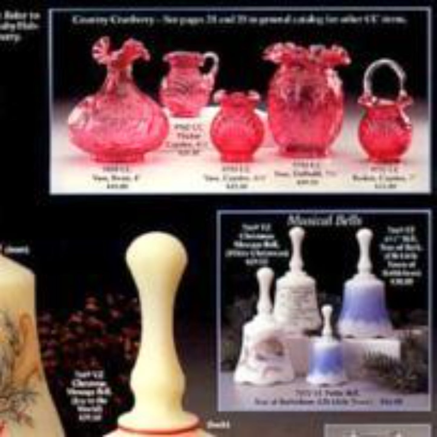 FENTON GLASS June 1987 catalog 