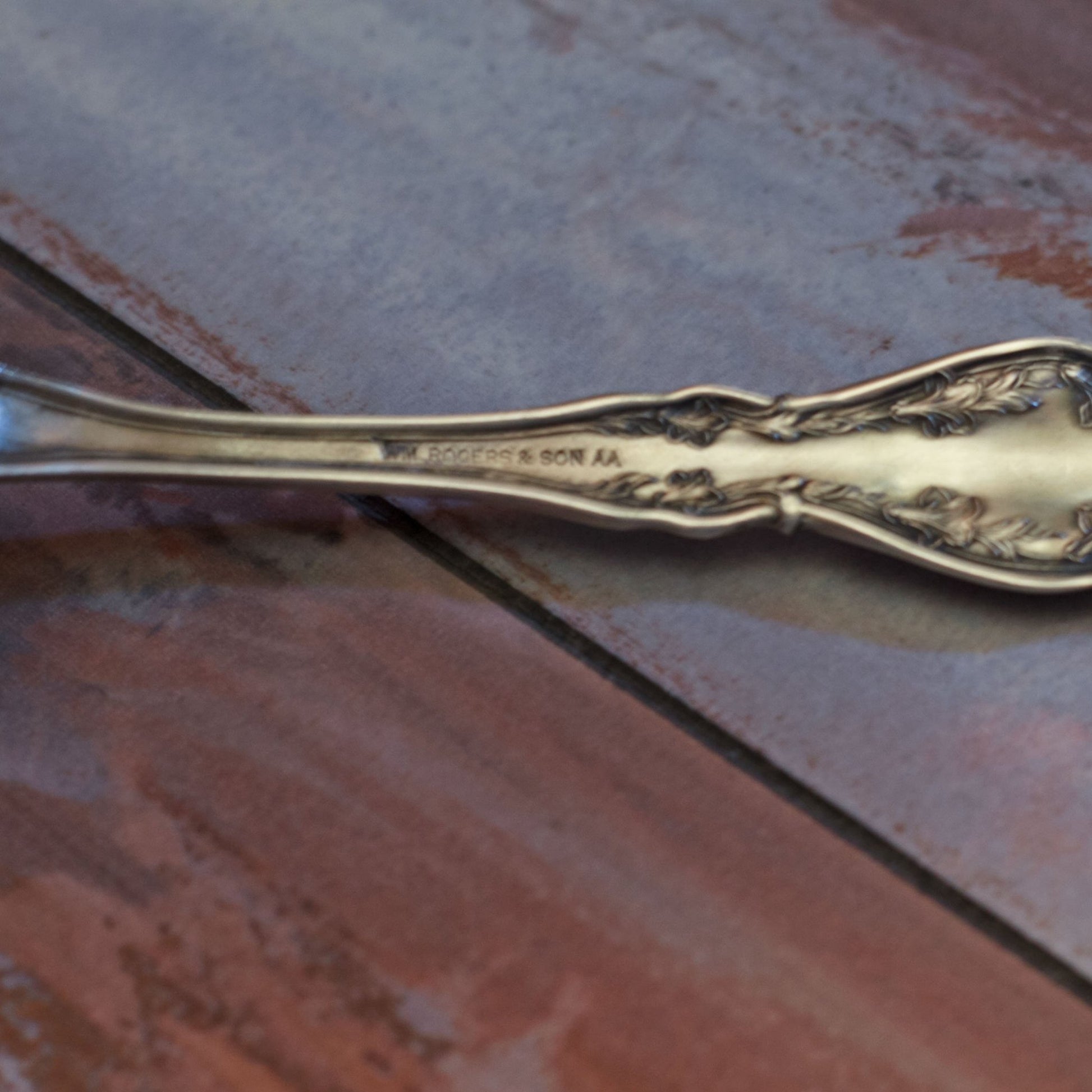 CHESTER SILVER PLATE SUGAR SPOON by William Rogers & Son