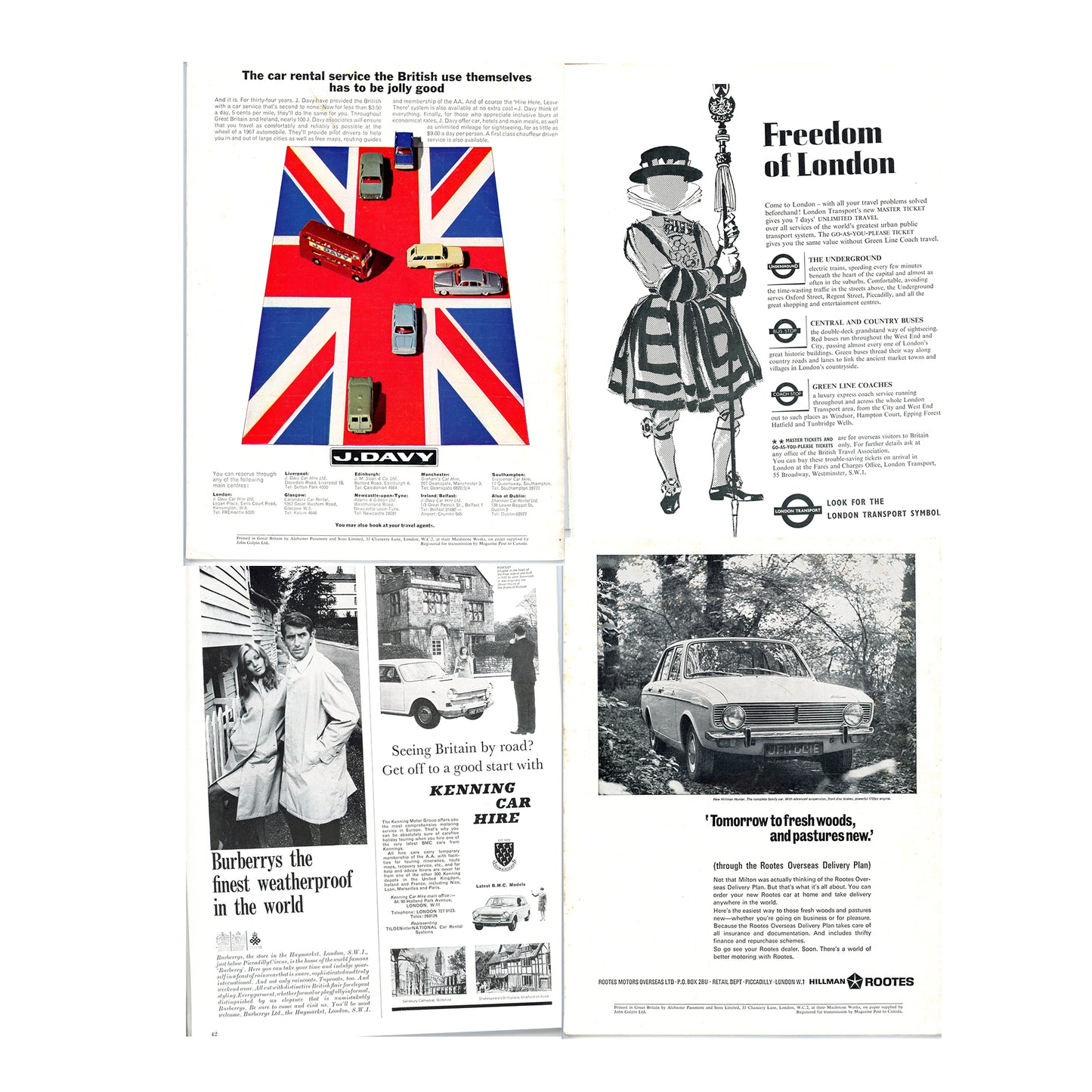 COMING EVENTS IN BRITAIN Vintage Travel Magazines © 1967
