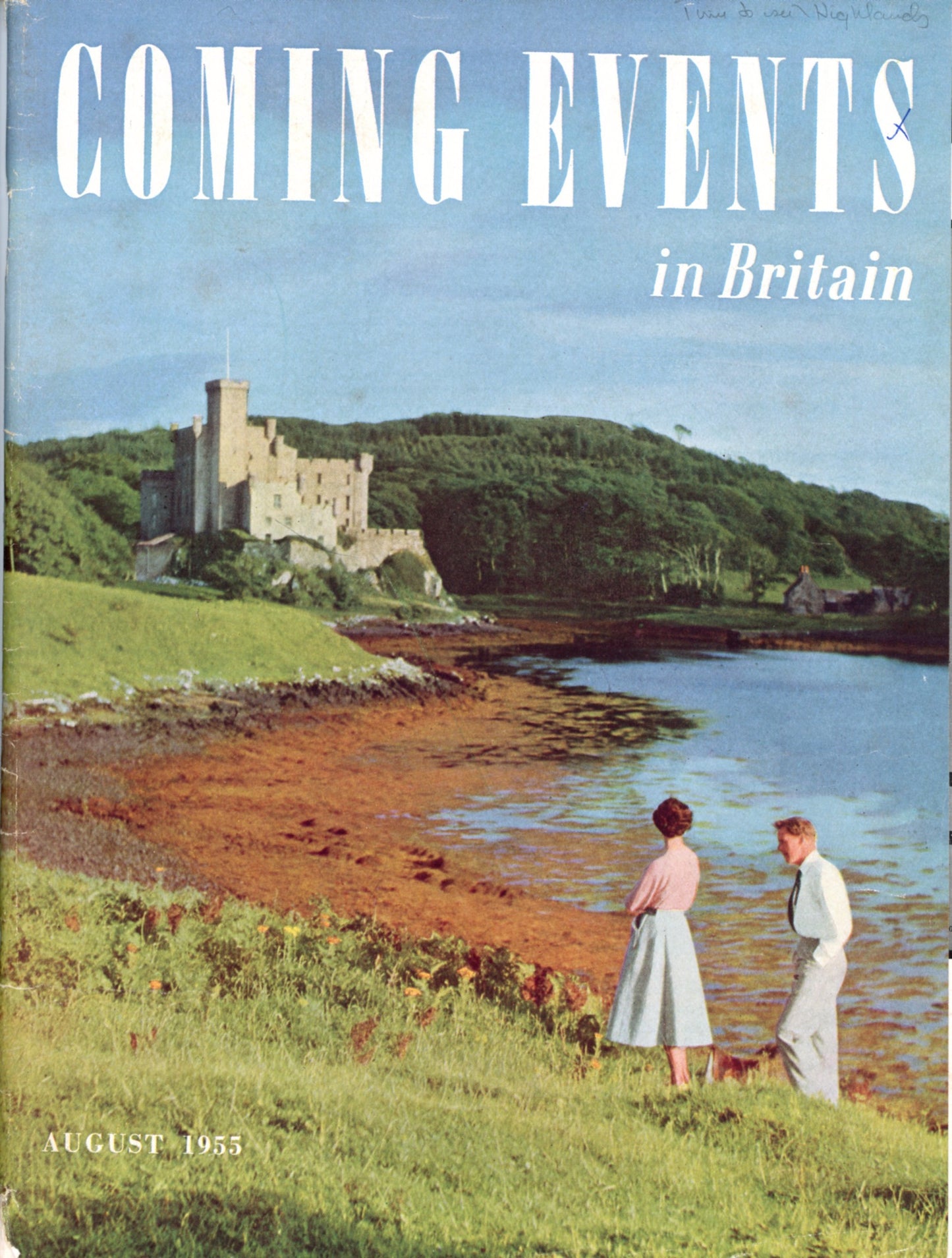 COMING EVENTS IN BRITAIN Vintage Travel Magazine © August 1955