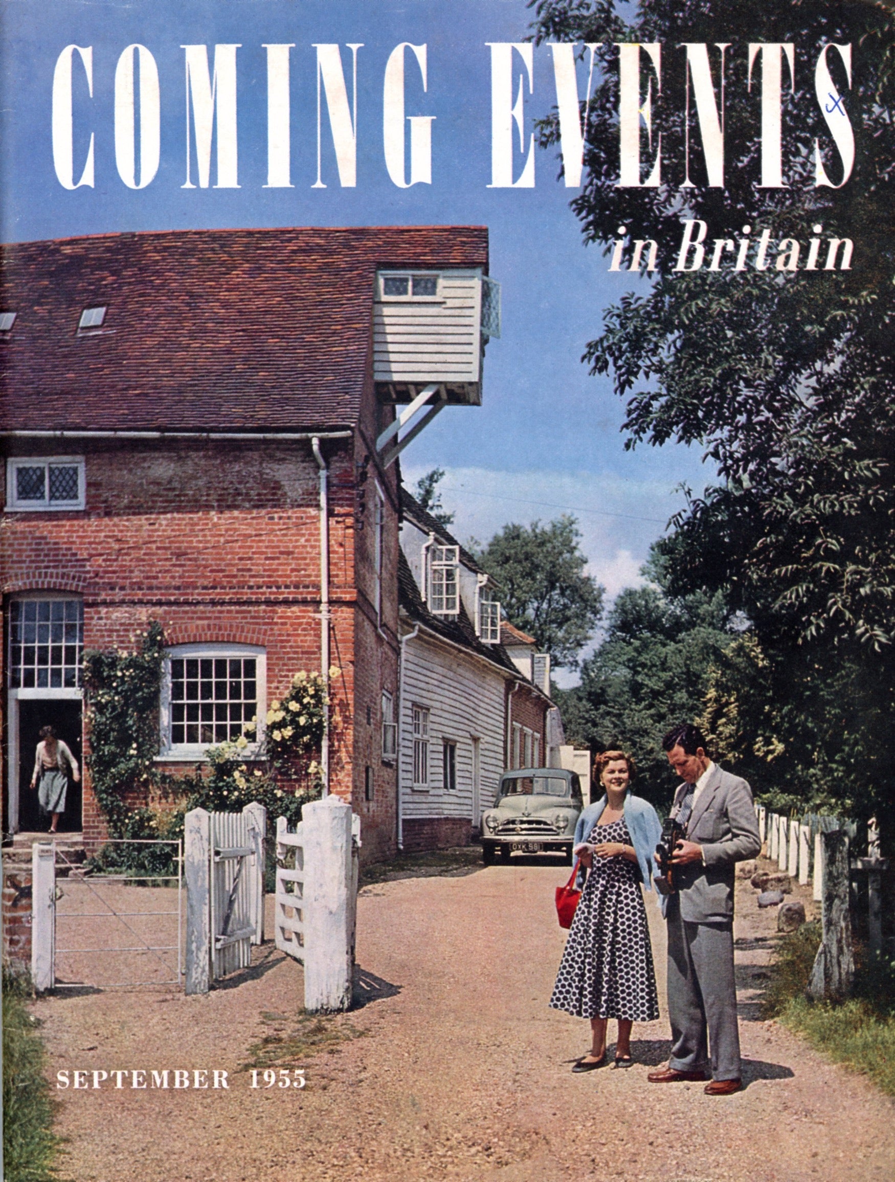COMING EVENTS IN BRITAIN Vintage Travel Magazine © September 1955
