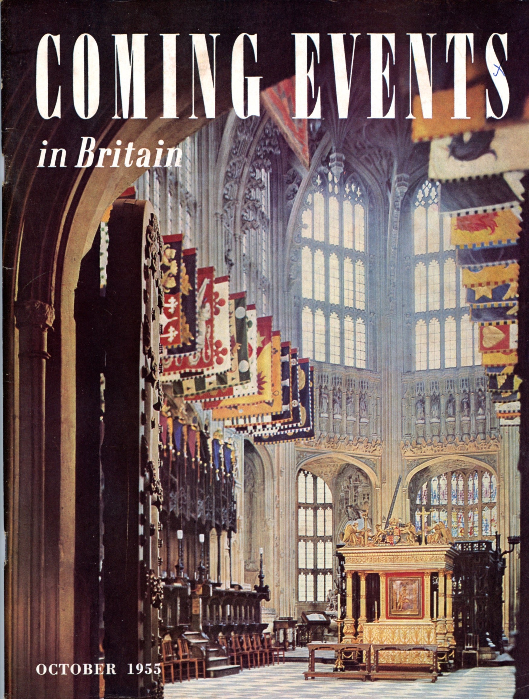 COMING EVENTS IN BRITAIN Vintage Travel Magazine © October 1955
