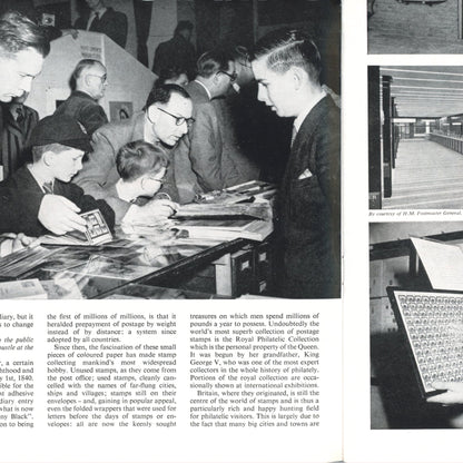 Complete 1965 set of Coming Events in Britain magazines. Vintage British travel publication with color photography, cultural articles, and mid-century appeal. Stamp collecting