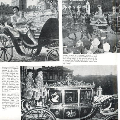 Complete 1965 set of Coming Events in Britain magazines. Vintage British travel publication with color photography, cultural articles, and mid-century appeal. The Queen of England.