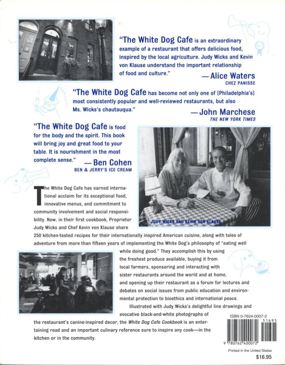 WHITE DOG CAFE COOKBOOK: Multicultural Recipes and Tales of Adventure from Philadelphia's Revolutionary Restaurant | ©1998