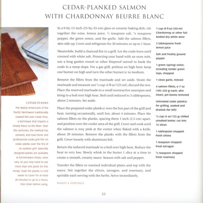 Williams‑Sonoma: American (2004) features 40+ classic American recipes with stunning full‑color photography. First printing, like‑new hardcover with dust jacket. Salmon Recipe