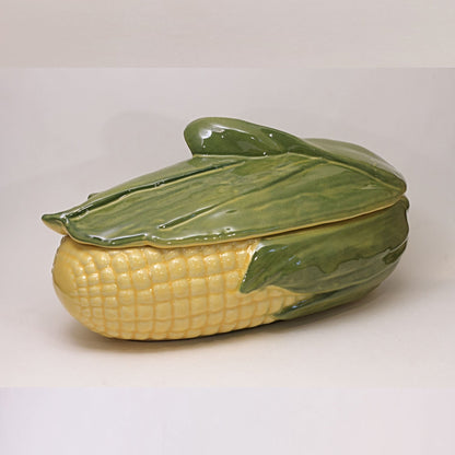 SHAWNEE Pottery CORN KING Covered Casserole Dish