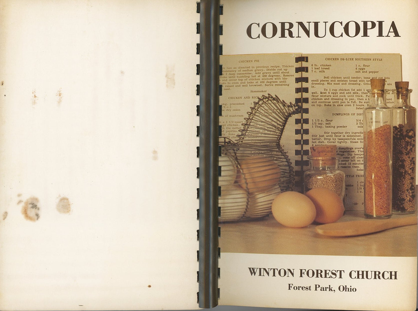 CORNUCOPIA, A Collection of Recipes | Winton Forest Church, Forest Park Ohio | Copyright 1978