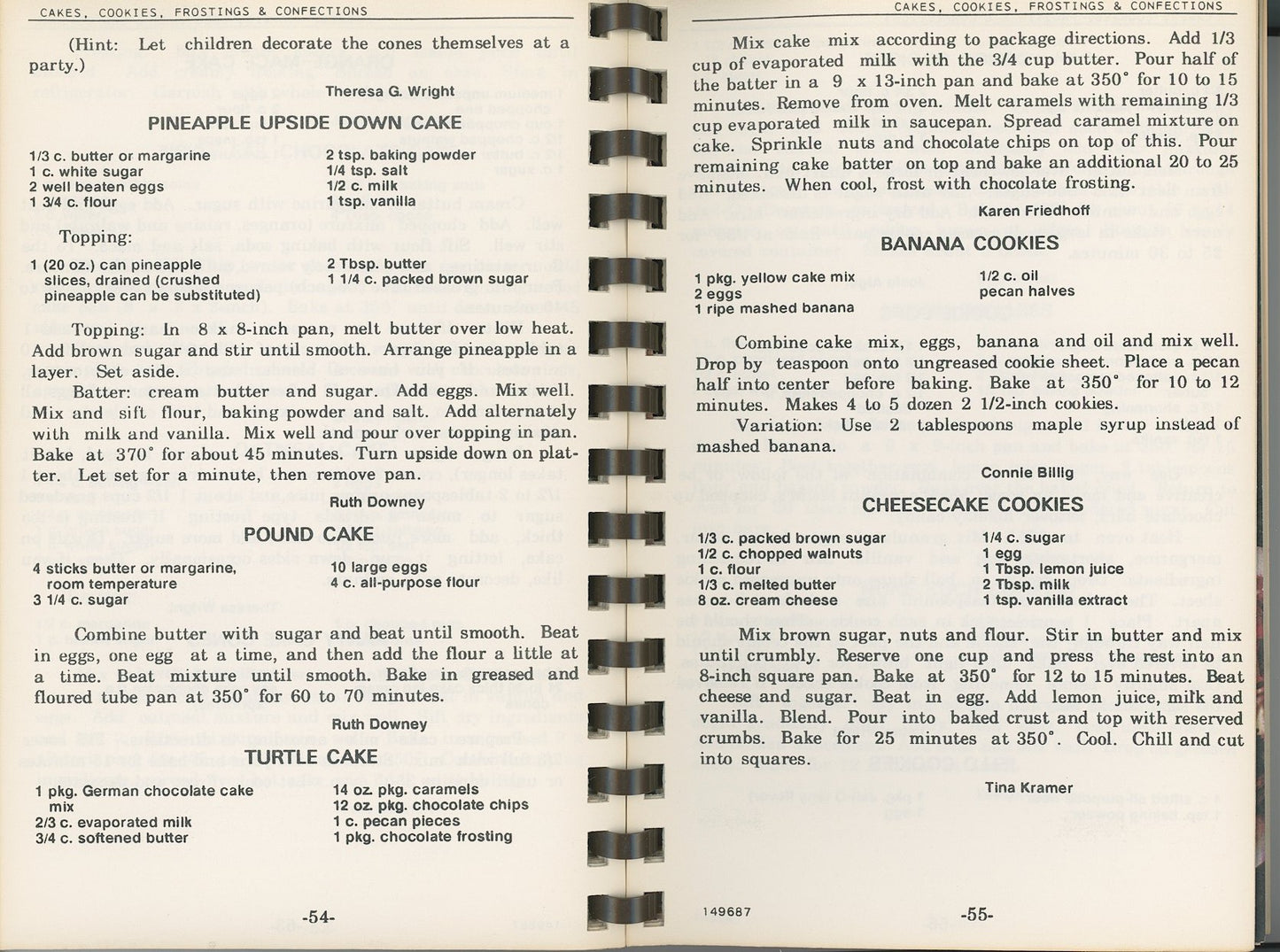 CORNUCOPIA, A Collection of Recipes | Winton Forest Church, Forest Park Ohio | Copyright 1978