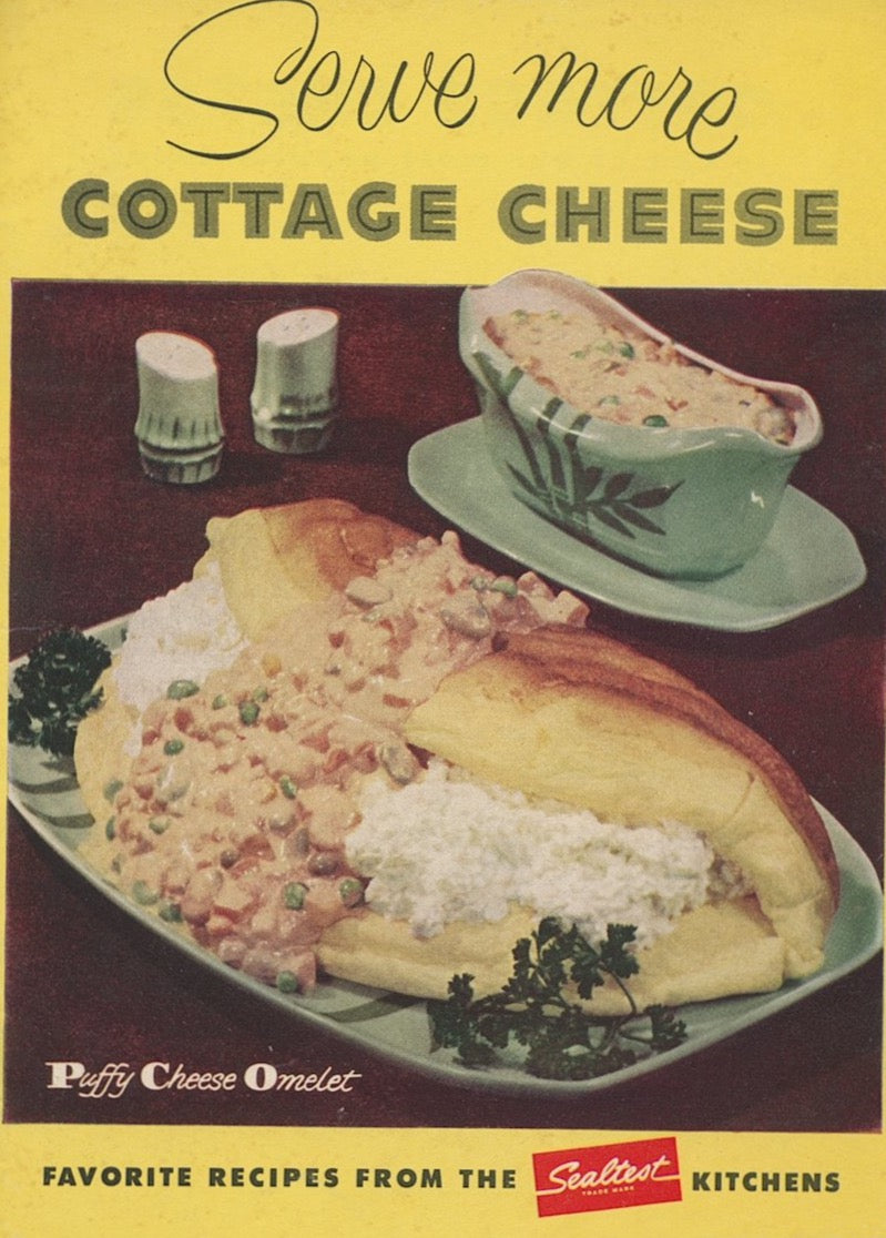 SERVE MORE COTTAGE CHEESE Recipes From Sealtest Kitchens Recipe Booklet Circa 1954