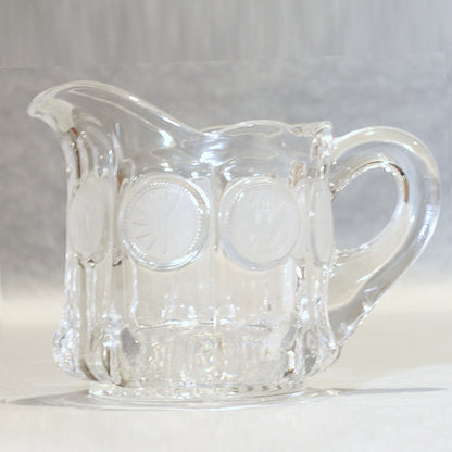 FOSTORIA COIN GLASS Cream Pitcher