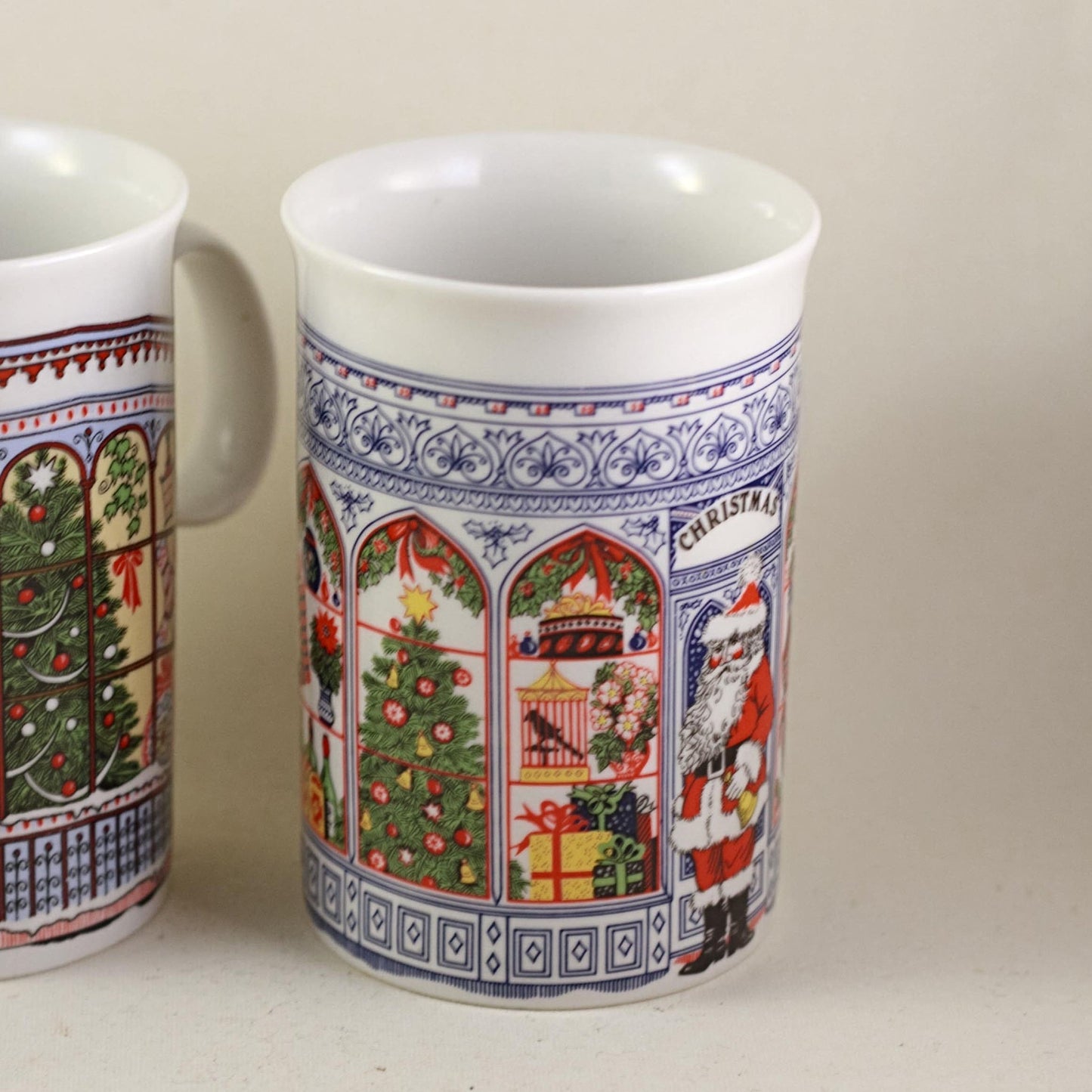 DUNOON SUE SCULLARD Mug Christmas Santa Bell Ringer