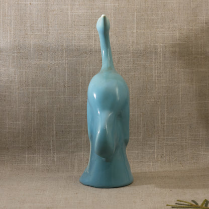 ROOKWOOD POTTERY Egret Figural #6972 with Light Teal Glaze Circa 1942