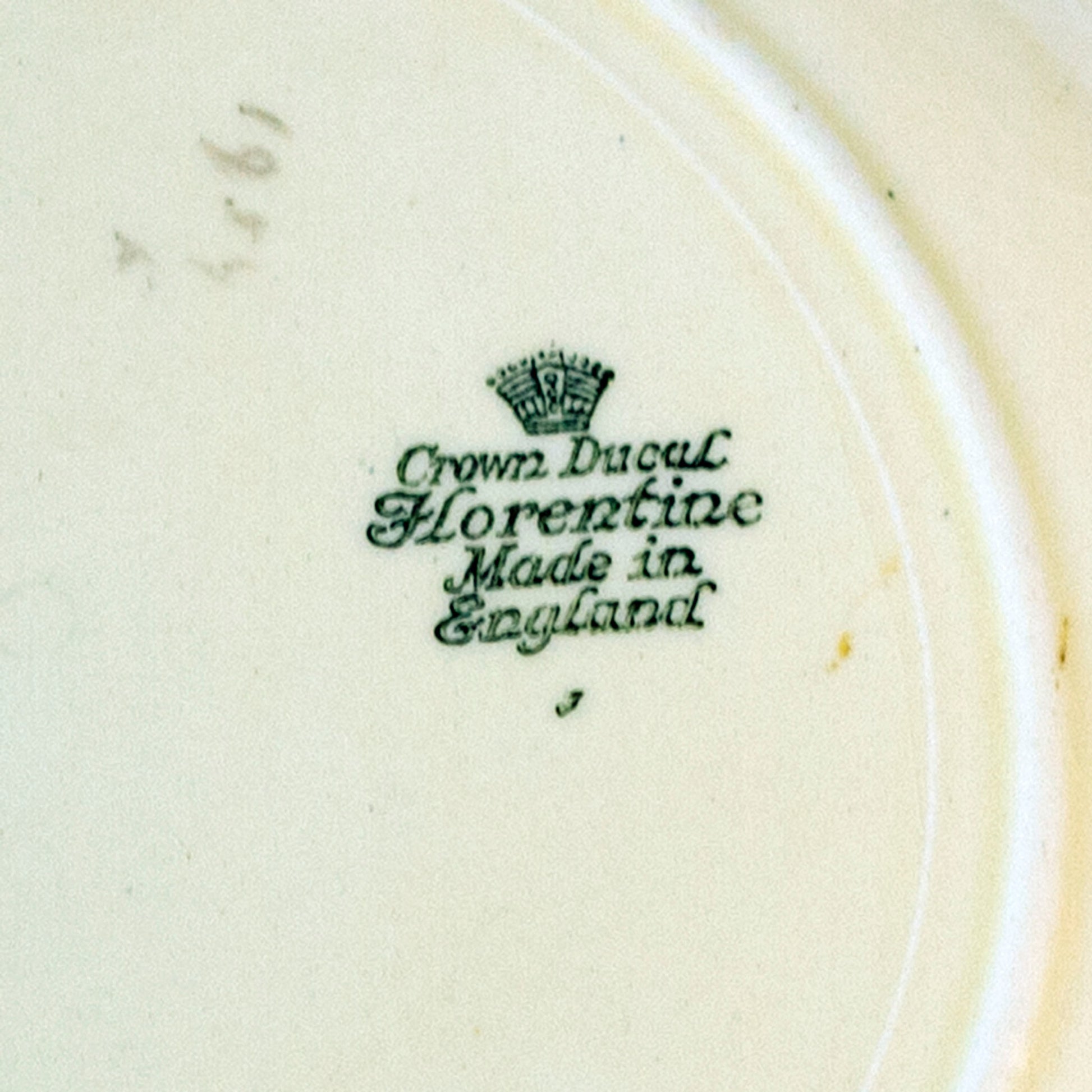 FLORENTINE by Crown Ducal Dinner Plate Pattern #1954