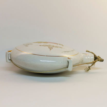 GRAND ARMY OF THE REPUBLIC (G.A.R.) Civil War Veteran CERAMIC CANTEEN Circa Late 1800s Side