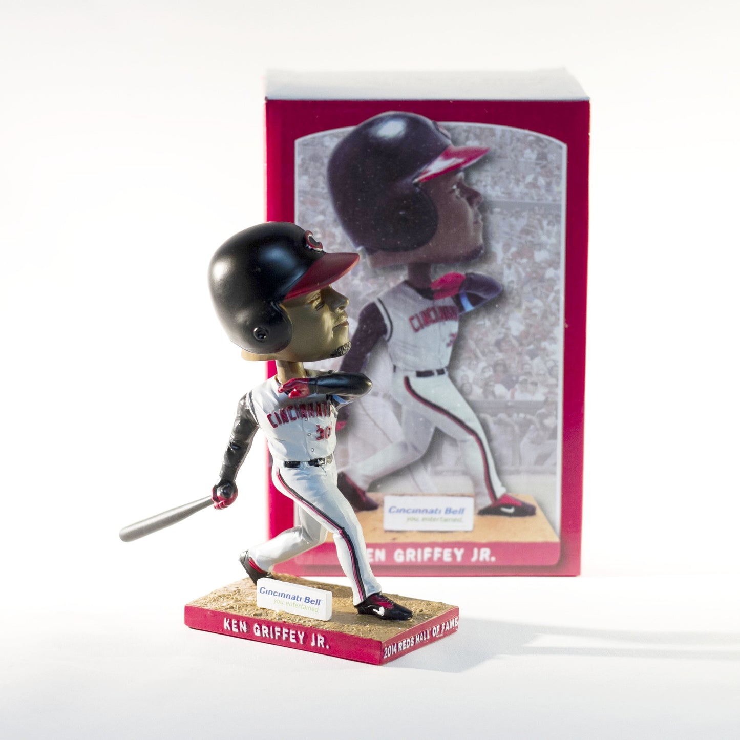 KEN GRIFFEY JR All-Star Cincinnati Reds Commemorative BOBBLEHEAD 2014