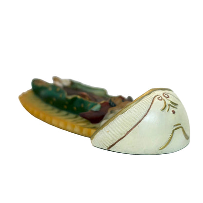 Fine Resin HOLY WATER FONT Depicting OUR LADY OF GUADALUPE Imported by Malco Florentine Collection