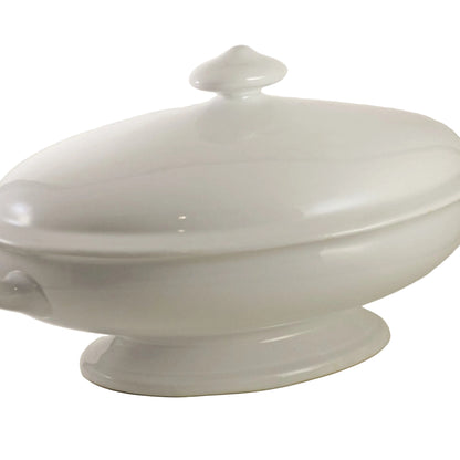 COVERED VEGETABLE BOWL by Henry Meakin Pottery of Cobridge, England Circa 1875 (2)