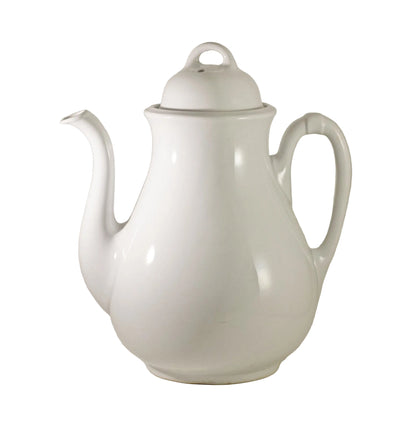 J & G Meakin White Ironstone Teapot Circa Pre-1890 (4)