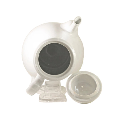 J & G Meakin White Ironstone Teapot Circa Pre-1890 (6)