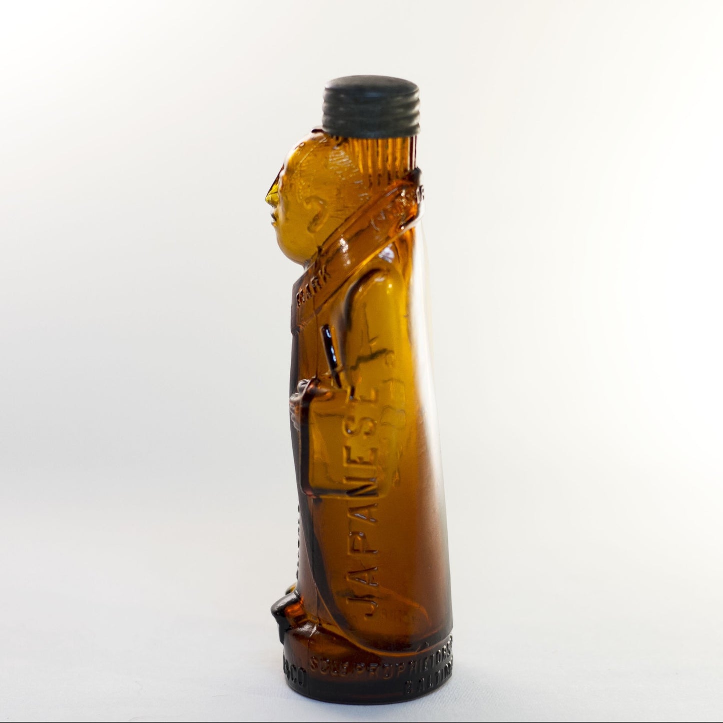 Antique Primicerio & Co. JAPANESE GLOSS BOTTLE in Amber