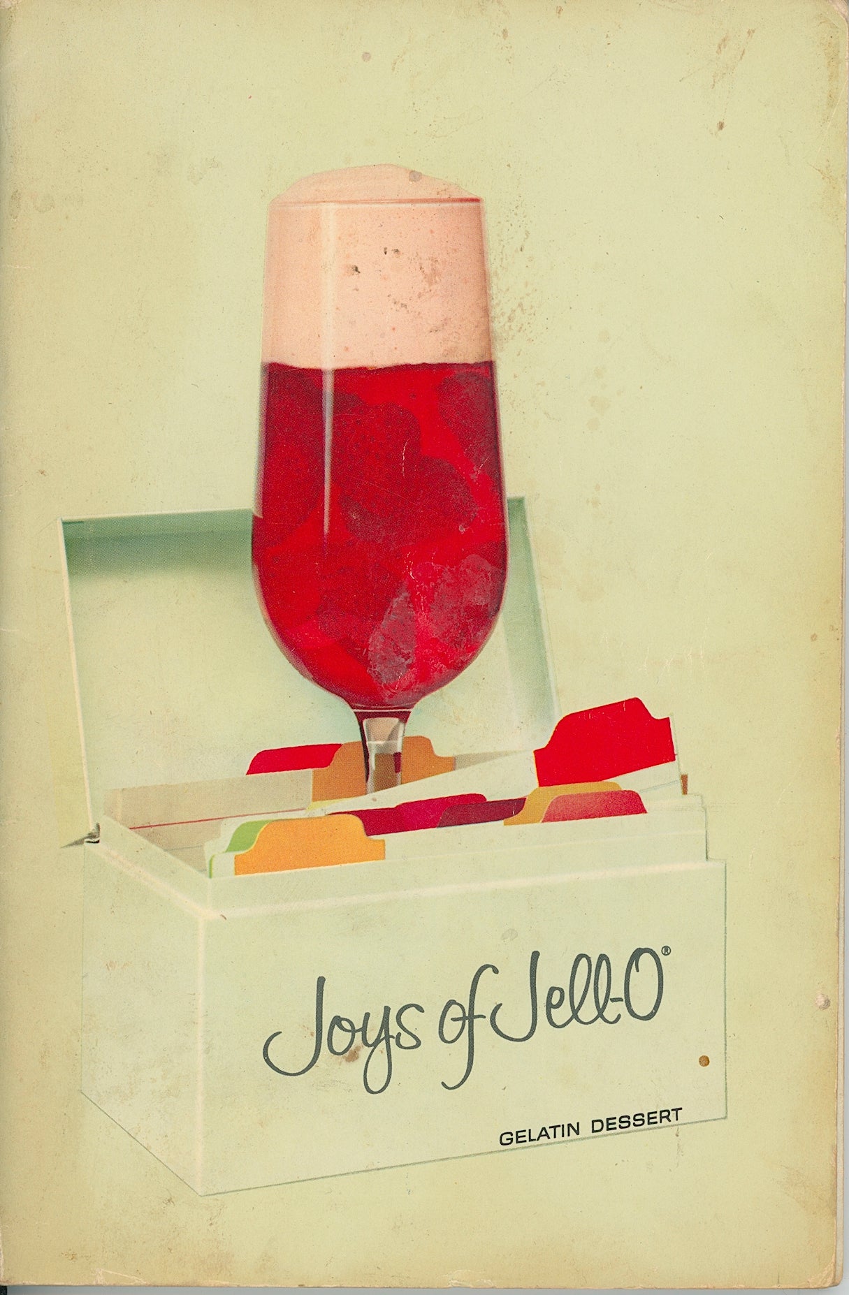 JOYS OF JELL-O Vintage Recipe Booklet Produced by General Foods Circa 1961