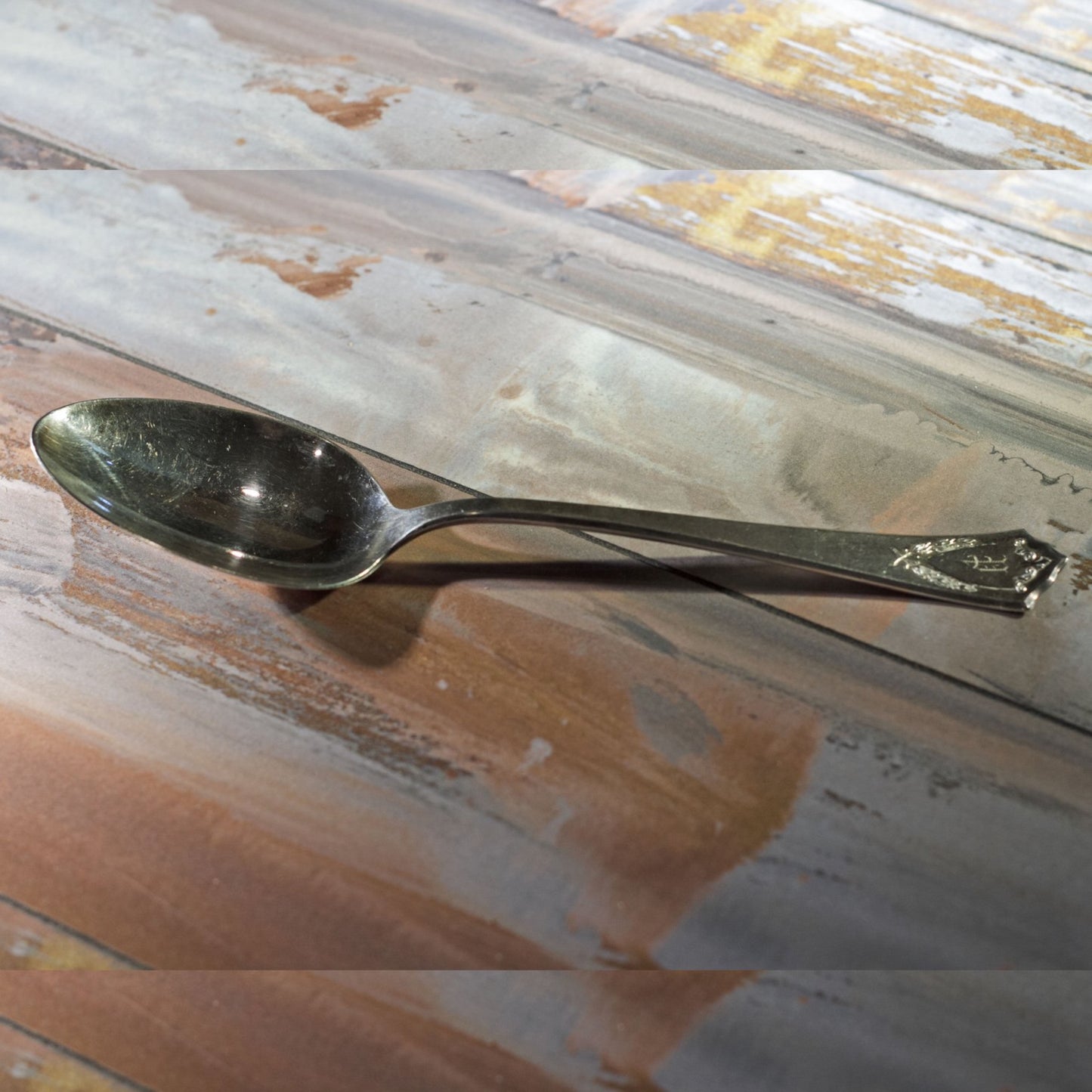 JEWELL SILVER PLATE SERVING SPOON by Reed and Barton