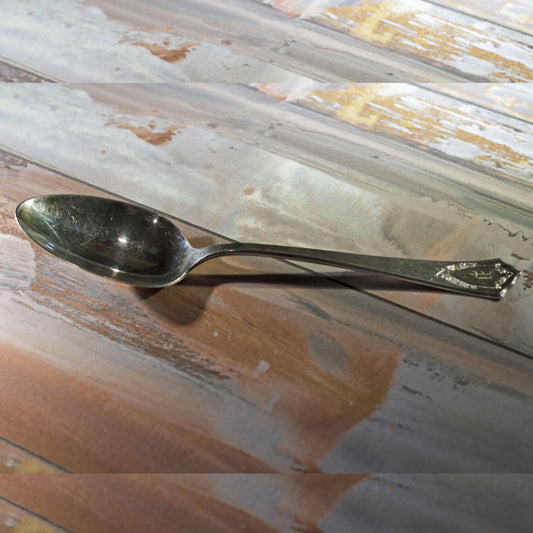 JEWELL SILVER PLATE SERVING SPOON by Reed and Barton