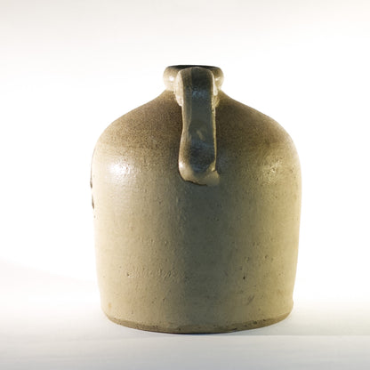 Vintage STONEWARE POTTERY JUG with Tobacco Spit Glaze Spot
