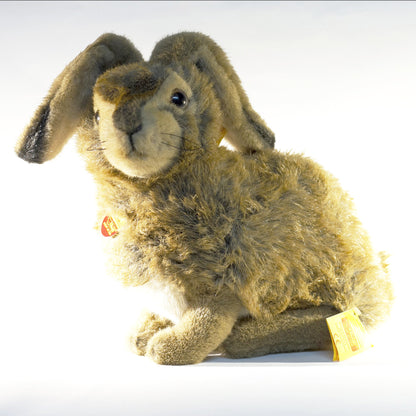 Lifesize STEIFF MÜMMEL RABBIT 077654 Circa 1980s with Original Price Tag
