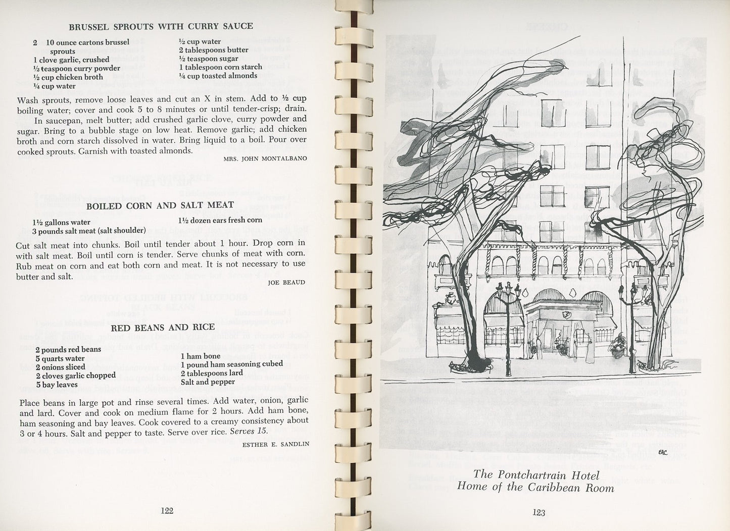 RECIPES AND REMINISCENCES OF NEW ORLEANS | Parents Club of Ursurline Academy | Southern Living Hall of Fame Winner | Copyright 1971