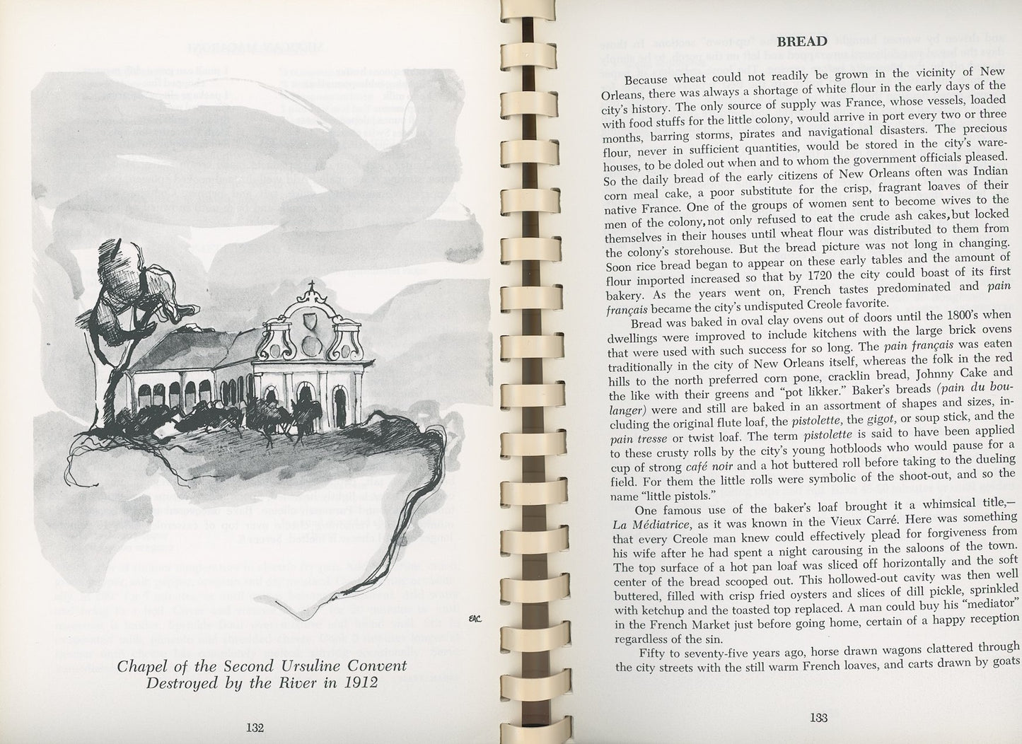 RECIPES AND REMINISCENCES OF NEW ORLEANS | Parents Club of Ursurline Academy | Southern Living Hall of Fame Winner | Copyright 1971