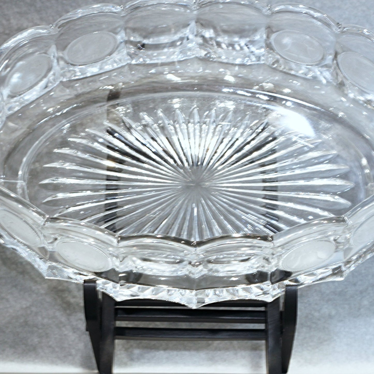 CLEAR COIN PATTERN Oval Bowl Circa 1958 - 1981