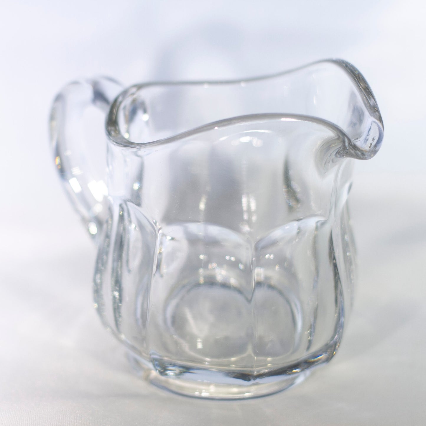 Colonial Clear Loop Panels Style BALL CREAMER JUG