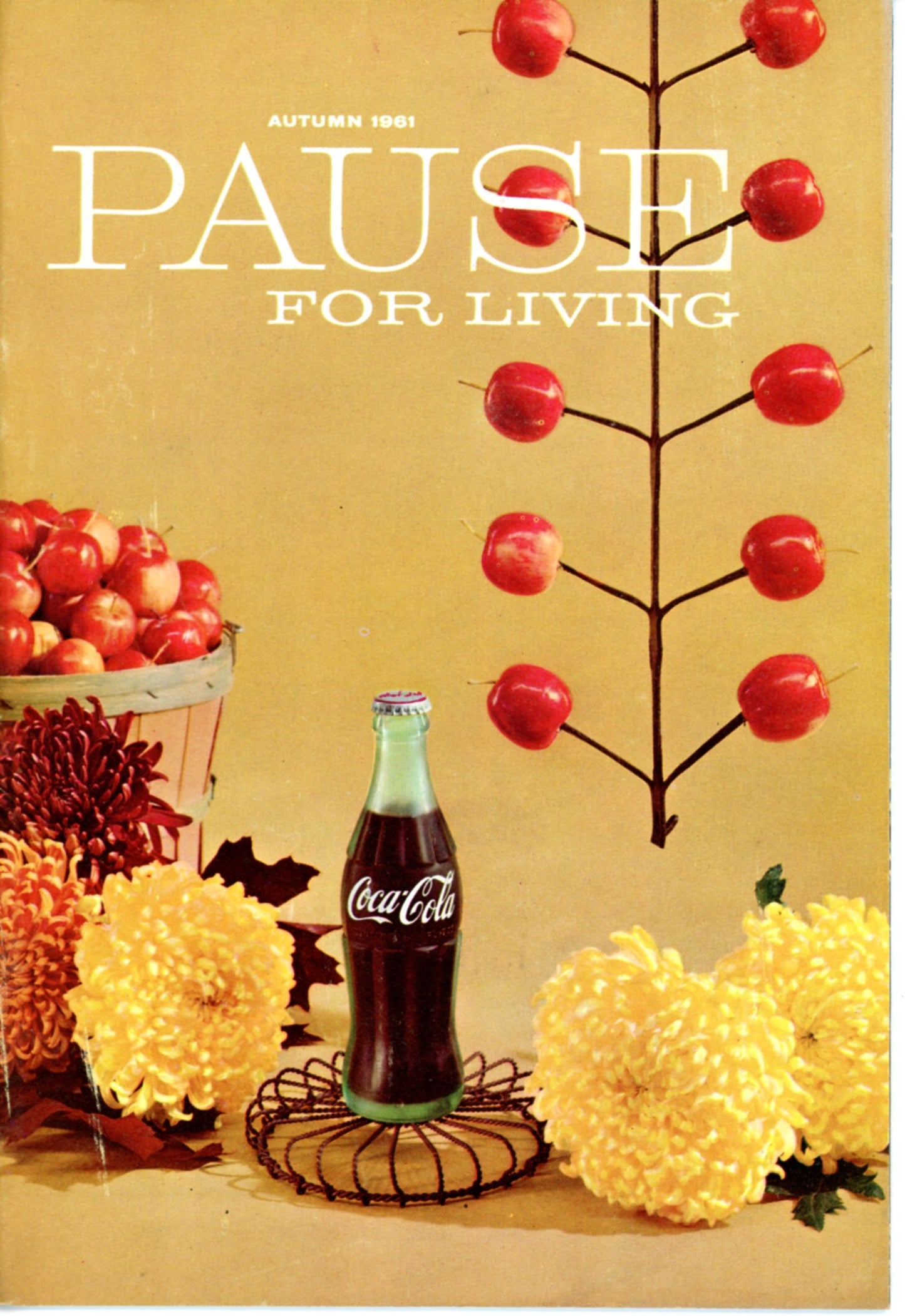 PAUSE FOR LIVING Seasonal Coca Cola Booklets from 1961 Full Year | Set of Four