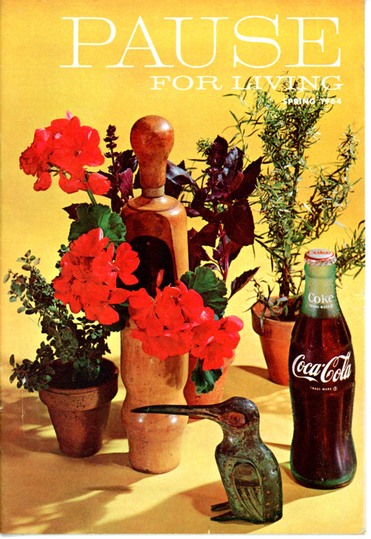 PAUSE FOR LIVING Seasonal Coca Cola Booklets from 1964 Full Year | Set of Four