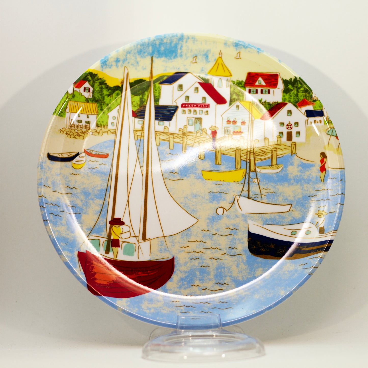 NANTUCKET COLLECTION Service for 4 | Plates & Tumblers 8-Piece Set