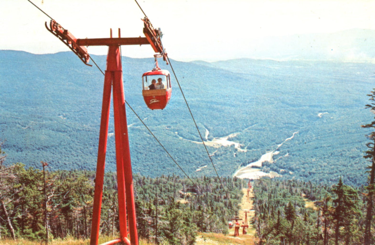 Stowe Gondola at Mount Mansfield STOWE VERMONT Vintage Postcard