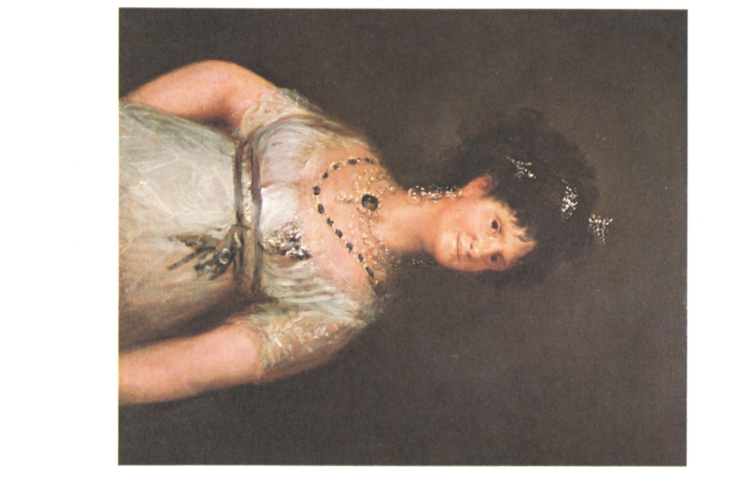 Portrait of Queen Maria Luisa by Francisco Jose de Goya y Lucientes CINCINNATI OHIO Taft Museum Collection Vintage Postcard