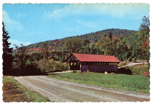 Old Ohio Covered Bridge #2 "Greetings from MARIETTA OHIO Collection" Large Vintage Postcard 4" x 6"