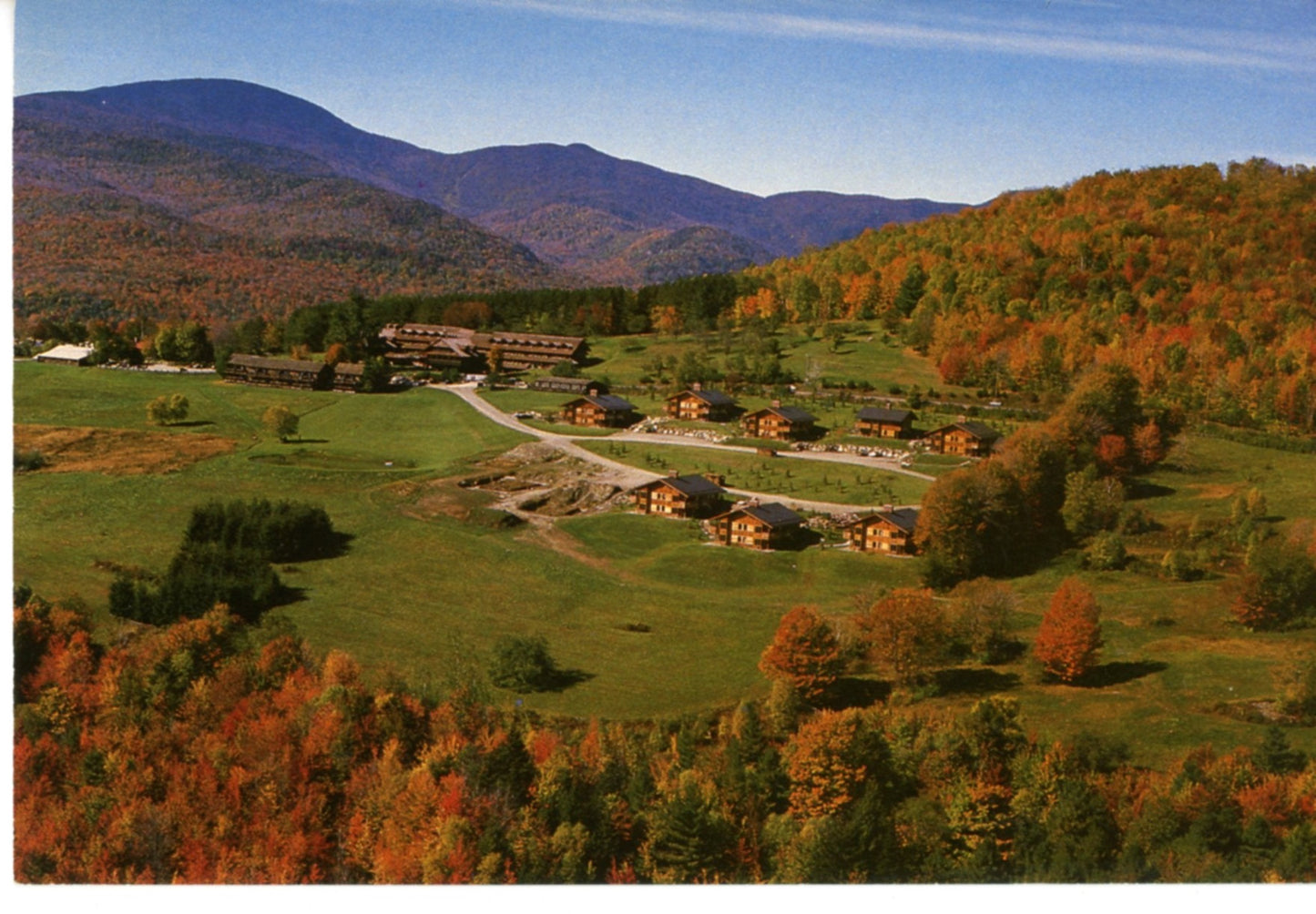 Trapp Family Lodge and Guest Houses STOWE VERMONT Aerial Photo Large Postcard 6" x 4"