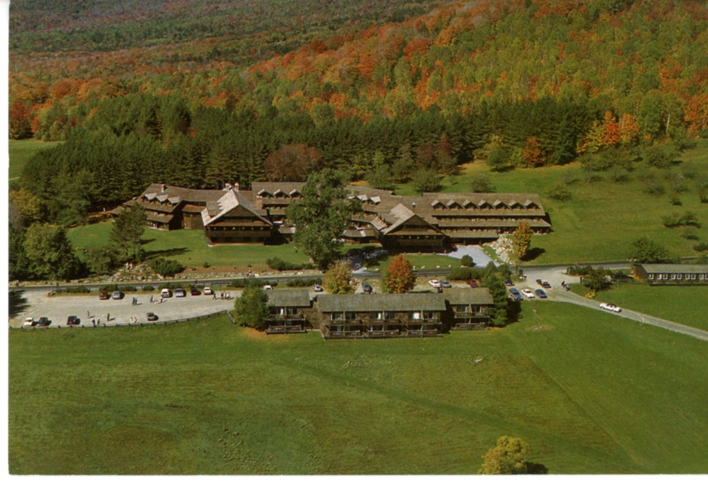 Trapp Family Lodge and Guest Houses STOWE VERMONT Aerial Photo Large Postcard 6" x 4"