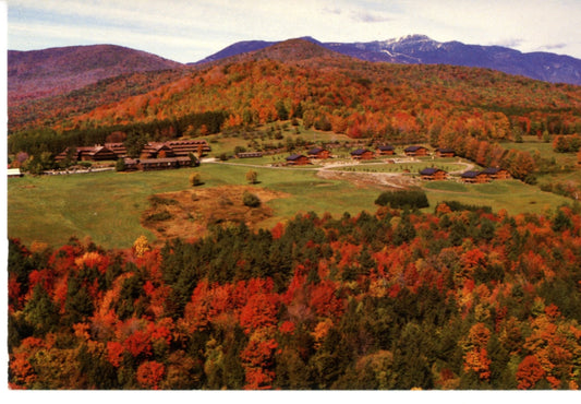 Trapp Family Lodge and Guest Houses STOWE VERMONT Aerial Photo Taken in Fall Months Large Postcard 6" x 4"